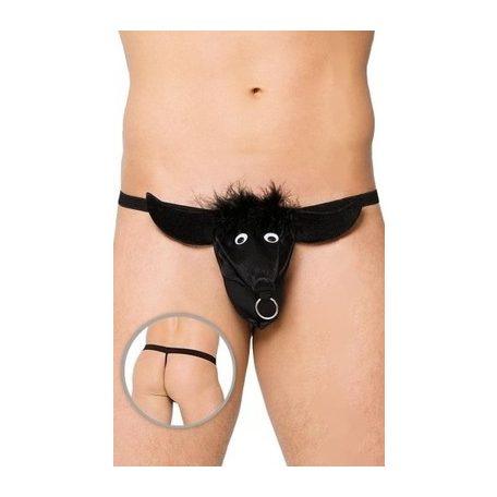 Softline 4437 bika tanga - fekete - S-L méret