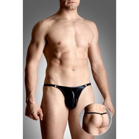SoftLine - 4487 - Fényes Anyagú  Férfitanga - Fekete - S/L