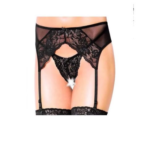 Softline Harisnyatartó+tanga 3317 Fekete S/M