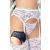 Softline - 3305 Harisnyatartó + Tanga - Fehér XL-es