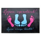 Vicces Felíratú Lábtörlő Éppen Szexelünk!,  