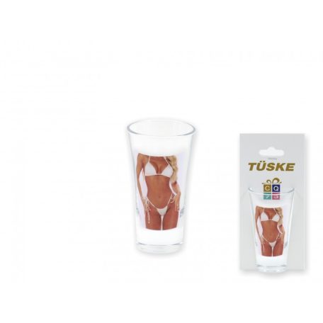 Pálinkás pohár szexi nő  9cm