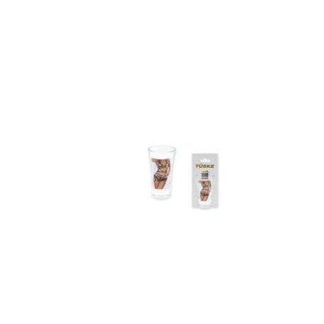 Pálinkás pohár szexi nő 9 cm