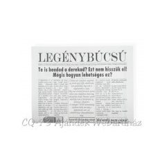 Legénybúcsús újság 