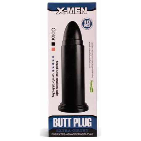 X-MEN 10" Huge Butt Plug Black 2