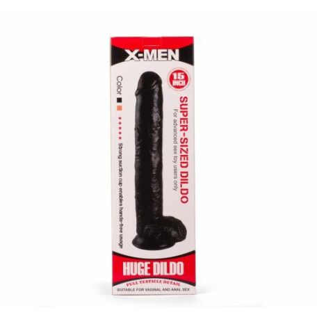X-MEN 16" Super-Sized Dildo Black Huge dildo 