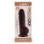 X-MEN Greg's 8.4" Cock Black fekete letapasztható, herés dildó