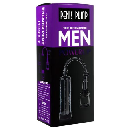 Passion pump Lonely Men - péniszpumpa (átlátszó)