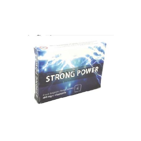 *Strong Power -Növényi komponenseket tartalmazó étrendkiegészítő (4 db)