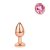 X-Men  Secret Shade Metal Butt Plug Rózgold-rózsaszín kővel M anál ékszer