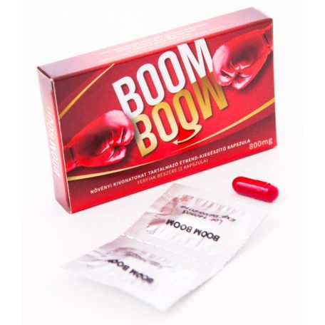 *Boom - Boom - Növényi összetevőket tartalmazó étrend kiegészítő (2 kapszula)