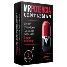   *MrPotencia Gentleman - étrend kiegészítő kapszula férfiaknak (3db)