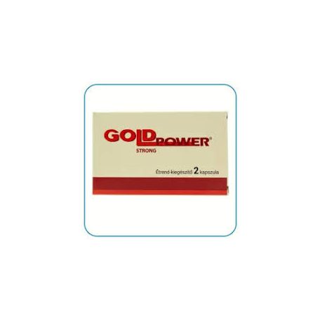 *Gold Power Strong  Étrend-kiegészítő kapszula 2 db 