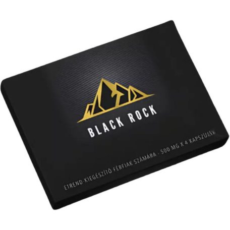 Black Rock - étrend-kiegészítő kapszula férfiaknak 4 db-os
