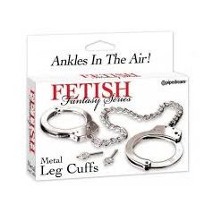  Fetish Fantasy Series Fém bokabilincs összekötő láncon