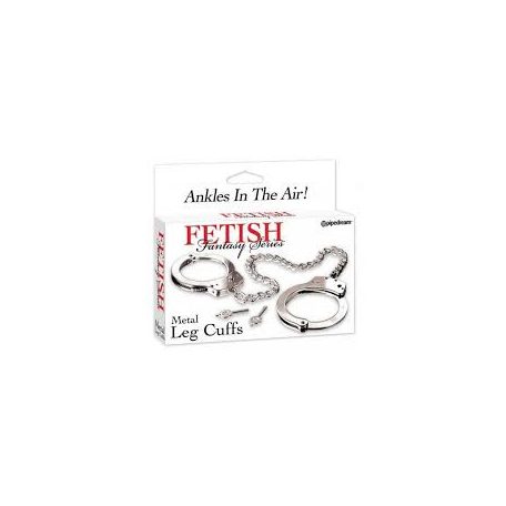  Fetish Fantasy Series Fém bokabilincs összekötő láncon