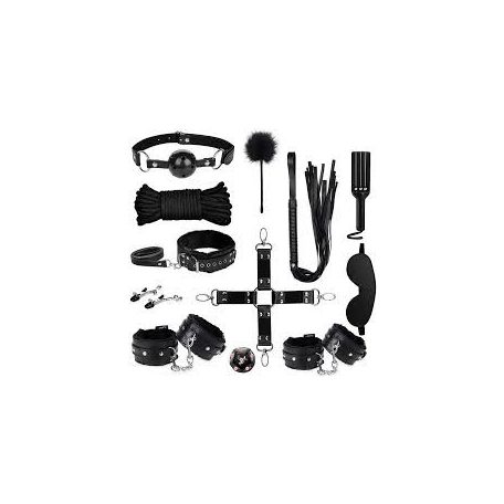 Gvilty Toys 12 részes Bdsm szett fekete színben