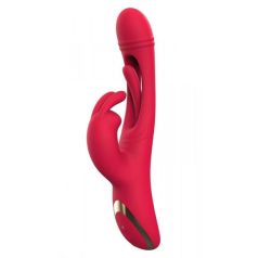   Gvilty Toys Yara Vibrator, Vibrating & Tapping, Silicone, Magnetic USB, Red, 24.1 cm 