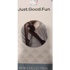 Just.good.fun new collection fekete csipke harisnya S