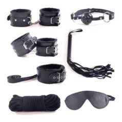 Guilty toys 7 db-os BDSM szett/ fekete