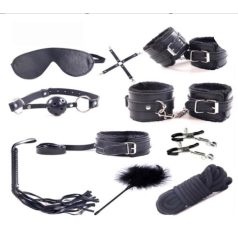 Guilty toys BDSM szett 10 db-os / fekete  /Sublime Surrender