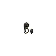   Black Beauty Double Penis Ring, Remote Control, 8 Vibration Modes, Silicone, Magnetic USB, Black, Passion Labs fekete színben