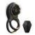 Black Beauty Double Penis Ring, Remote Control, 8 Vibration Modes, Silicone, Magnetic USB, Black, Passion Labs fekete színben