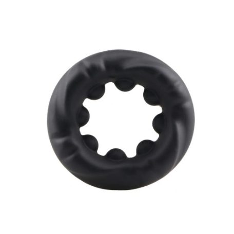 Guilty toys fekete szilikon péniszgyűrű No 4