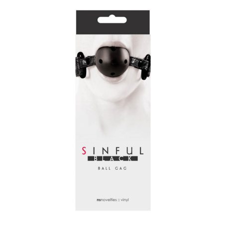 Sinful Ball Gag Black szájpecek