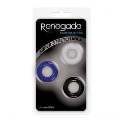     Renegade Stamina Rings Super Stretchable 3 db rugalmas péniszgyűrű
