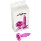 - Glams Mini - Ékköves Anál Plug - Választható színekben