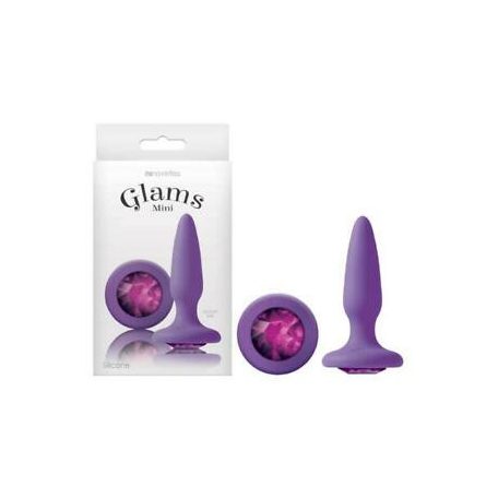 - Glams Mini - Ékköves Anál Plug - Választható színekben
