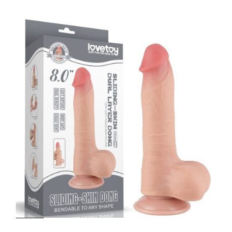 Lovetoy sliding-skin 8.0" dong