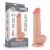 Lovetoy élethű kétrétegű dildó csúszó bőrrel - 21 cm   8"