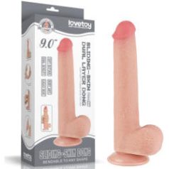 Lovetoy Sliding-Skin Dual Layer Dong 9.0" 
