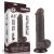 8'' Sliding Skin Dual Layer Dong Black