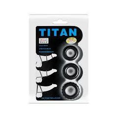 Baile Titan Cock Ring 3 db-os péniszgyűrű