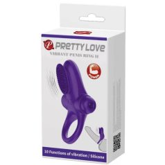 Pretty Love Vibrant Penis Ring 2 Purple