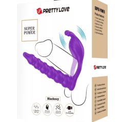   Pretty Love Blackney – vibráló péniszgyűrű lila dugóval