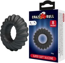   CRAZY BULL - prémium szilikon vibráló gyűrű 8-as modell - szexvital