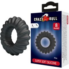   CRAZY BULL - prémium szilikon vibráló gyűrű 8-as modell - szexvital