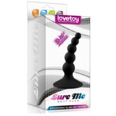 Lovetoy Lure me butt plug 4" fekete anál plug