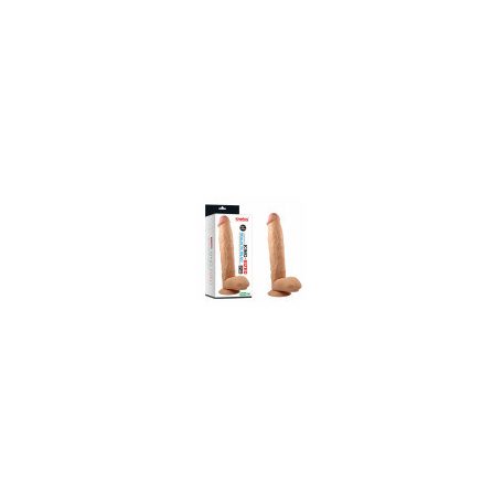 Lovetoy 11" Legendary King-Sized Realistic Dildo - letapasztható, herés, vízálló, élethű dildó -( 28 cm )(testszínű)