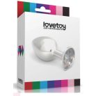 Lovetoy Rosebud Classic Metal Plug S Dark Blue análékszer