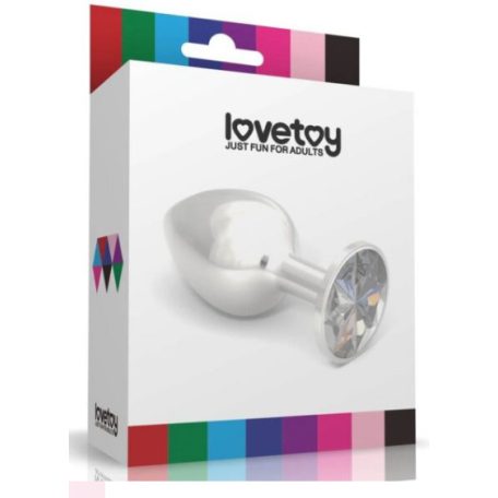 Lovetoy Rosebud Classic Metal Plug S Dark Blue análékszer