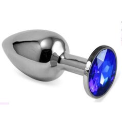 Lovetoy Rosebud Classic Metal Plug S Dark Blue análékszer