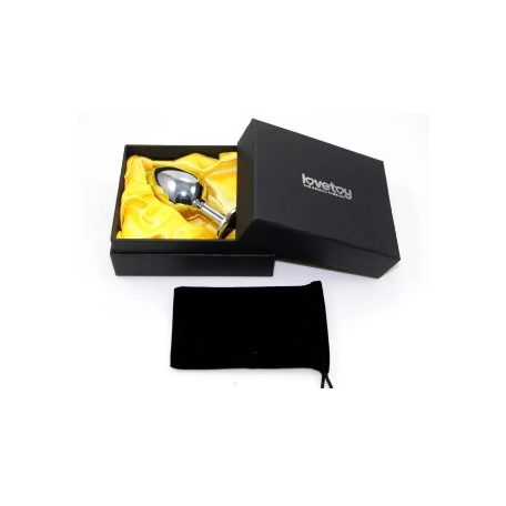 Lovetoy Rosebud Classic Silver análékszer  fekete köves, díszdobozban