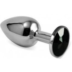   Lovetoy Rosebud Classic Silver análékszer  fekete köves, díszdobozban
