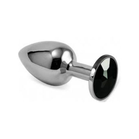 Lovetoy Rosebud Classic Silver análékszer  fekete köves, díszdobozban