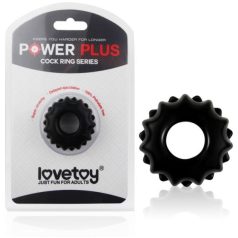 Power Plus - Péniszgyűrű  Fekete színben
